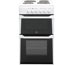 INDESIT  IT50EWS Electric Solid Plate Cooker - White